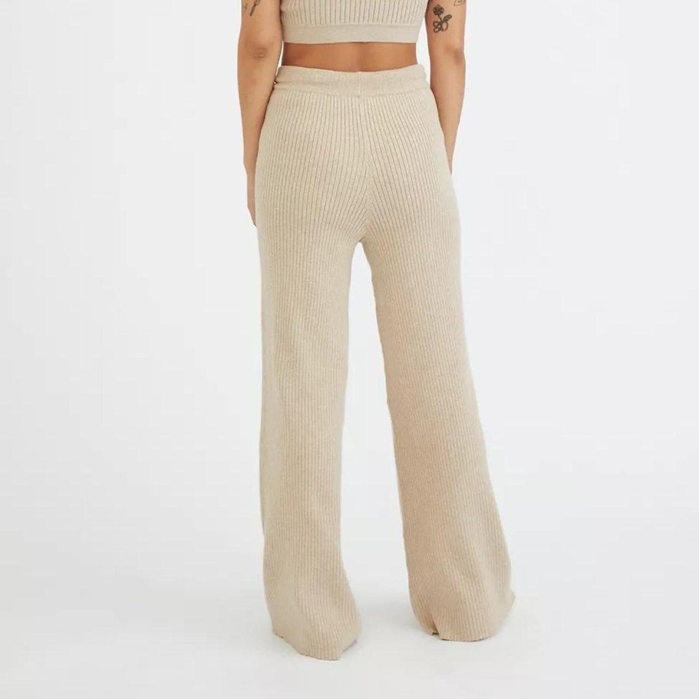 Live The Process Black Ribbed Pants - Picture 2 of 3